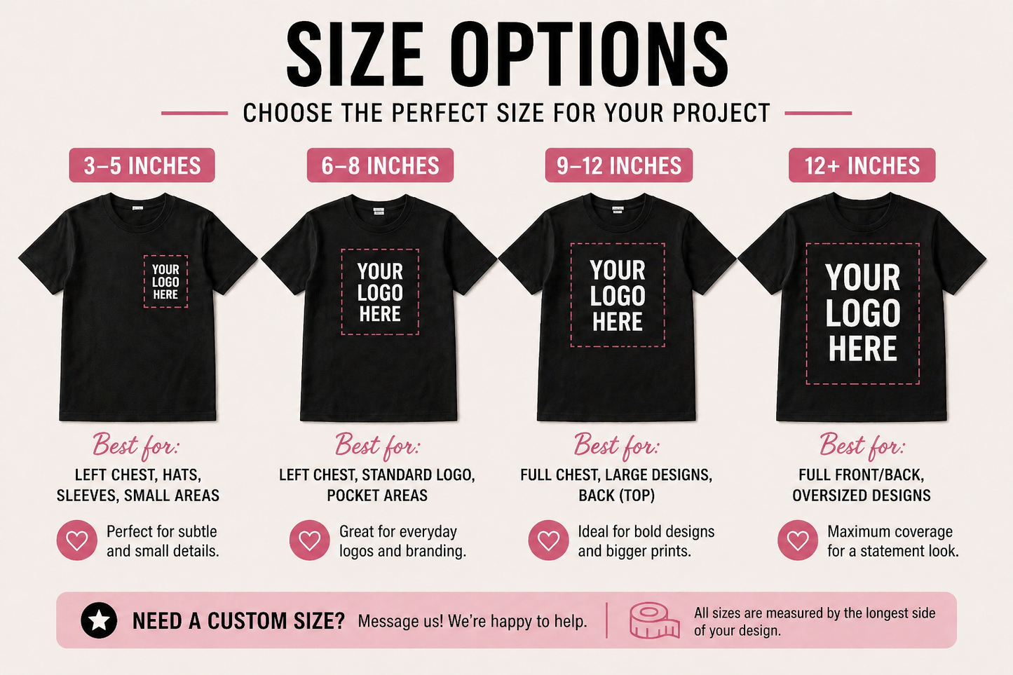 Heat Transfer Custom Logo